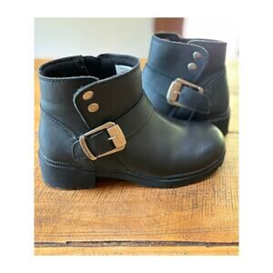 Milwaukee Motorcycle Clothing Co Womens Black Biker Leather Riding Boot Size 8.5